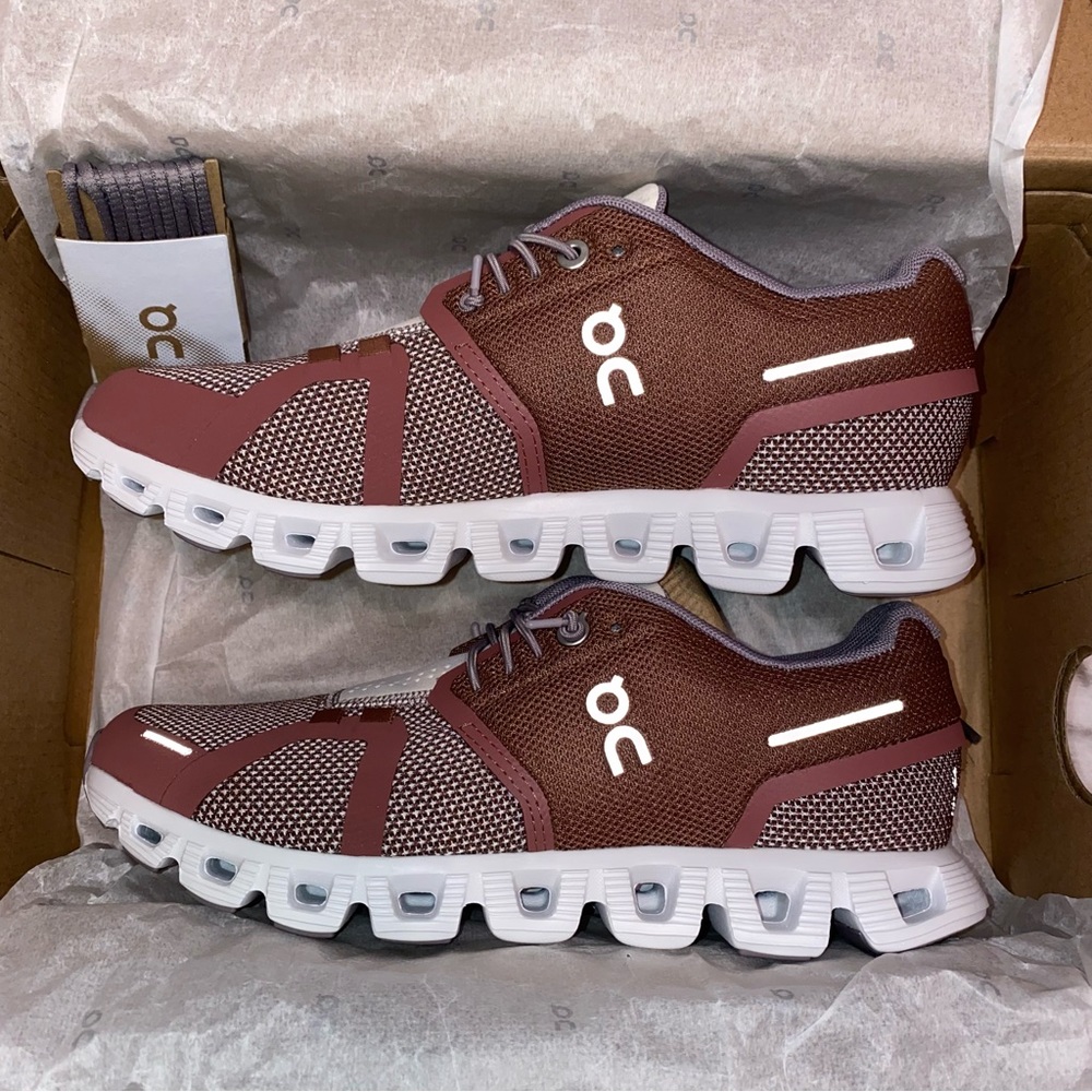 On Running Cloud 5 Combo Rust/Ice Sneakers